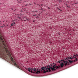 The Rug Edit Pink Blue Traditional Muse Persian Medallion Rug - thumbnail 6