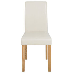 Beliani Set Of 2 Dining Chairs Broadway Faux Leather Beige - thumbnail 5