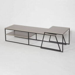 Decortie Pal Modern Tv Unit Multimedia Centre Mocha Grey With Storage Tv Cabinet 163Cm - thumbnail 5