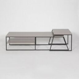 Decortie Pal Modern Tv Unit Multimedia Centre Mocha Grey With Storage Tv Cabinet 163Cm - thumbnail 4