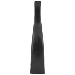 Beliani Black Porcelain Carved Irregular Table Vase 39 Cm - thumbnail 5