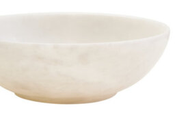 Orsina Marmore White Marble Bowl - thumbnail 4