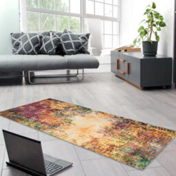 Ameha Cashmere Non Slip Rugs Area Soft Rug Large Floor Mats Living Room Bedroom Carpets Kitchen Mats, (Vibrant, 80X150 Cm) - thumbnail 2