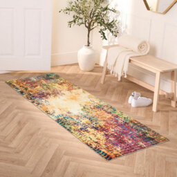 Ameha Cashmere Non Slip Rugs Area Soft Rug Large Floor Mats Living Room Bedroom Carpets Kitchen Mats, (Vibrant, 80X150 Cm) - thumbnail 7