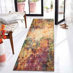 Ameha Cashmere Non Slip Rugs Area Soft Rug Large Floor Mats Living Room Bedroom Carpets Kitchen Mats, (Vibrant, 80X150 Cm) - thumbnail 5