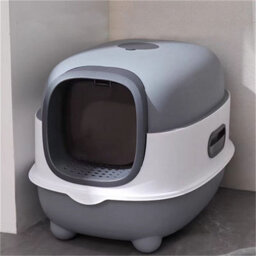Bingopaw 56X34X38Cm Cat Litter Box Enclosed With Scoop Odor Defensive Hooded Litter Tray - thumbnail 1