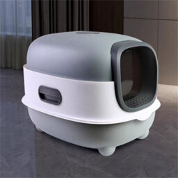 Bingopaw 56X34X38Cm Cat Litter Box Enclosed With Scoop Odor Defensive Hooded Litter Tray - thumbnail 6