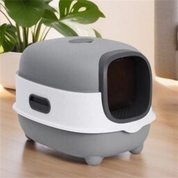 Bingopaw 56X34X38Cm Cat Litter Box Enclosed With Scoop Odor Defensive Hooded Litter Tray - thumbnail 7