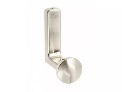 B2C Coat Hat Hooks Twin Robe Door Dress Bathroom Towel Bag Wall Hanger Brushed Steel Arco - image 1