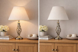Lighting Supermarket Kingswood Barley Twist Traditional Table Lamp & Shade - Satin Silver - thumbnail 6