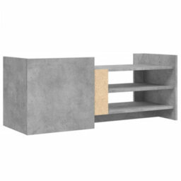 Berkfield Tv Cabinet Concrete Grey 100X35X40 Cm Engineered Wood - thumbnail 6