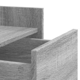 Berkfield Bedside Cabinet Grey Sonoma 45X50X65 Cm Engineered Wood - thumbnail 9