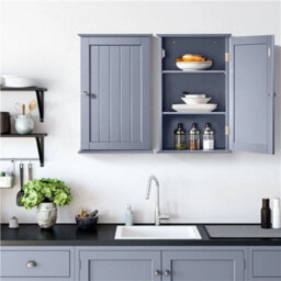 Gray Bathroom Wall Medicine Cabinet - thumbnail 6