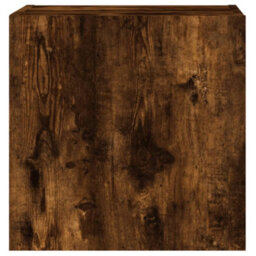 Berkfield Durable Tv Wall Cabinet Smoked Oak 40.5X30X40 Cm Engineered Wood - thumbnail 7