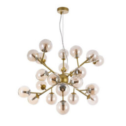 Luminosa Lighting Luminosa Dallas Ceiling Pendant Lamp Gold, 24 Light, G9 - thumbnail 5