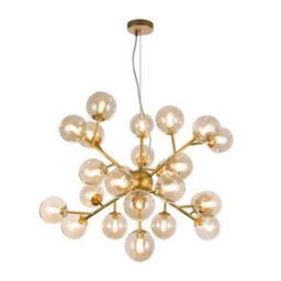 Luminosa Lighting Luminosa Dallas Ceiling Pendant Lamp Gold, 24 Light, G9 - thumbnail 4