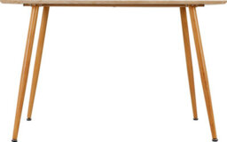 Seconique Barley Dining Table - L70 X W120 X H76 Cm - Oak Veneer/oak Effect - thumbnail 2
