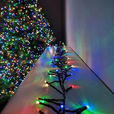 3000 Led 37.2M Premier Christmas Outdoor Cluster Timer Lights In Multicoloured - image 1