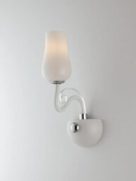 Luminosa Lighting Luminosa Angel Wall Lamp With Glass Shades White 13X35X22Cm - thumbnail 3