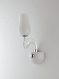 Luminosa Lighting Luminosa Angel Wall Lamp With Glass Shades White 13X35X22Cm - thumbnail 1