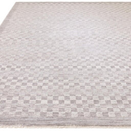 Furniturebox Uk Melrose Grey Checkerboard Rug 120X170 - thumbnail 7