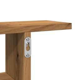 Berkfield Wall Shelves 2 Pcs Artisian Oak 50X12X50 Cm Engineered Wood - thumbnail 9