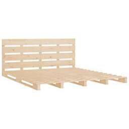 Berkfield Bed Frame 160X200 Cm Solid Wood Pine - thumbnail 5