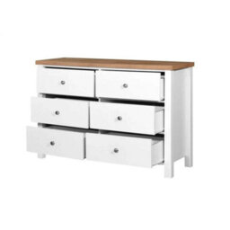 6 Drawer Chest Of Drawers Unit Storage Chest For Bedroom - thumbnail 4