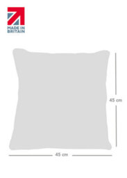 rucomfy Beanbags Rucomfy Indoor Or Outdoor Cushion 45X45Cm - Navy Water-Resistant Scatter Pillow For Garden, Patio & Home - thumbnail 2