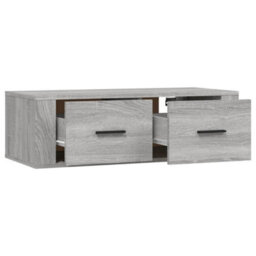 Berkfield Hanging Tv Cabinet Grey Sonoma 80X36X25 Cm Engineered Wood - thumbnail 6