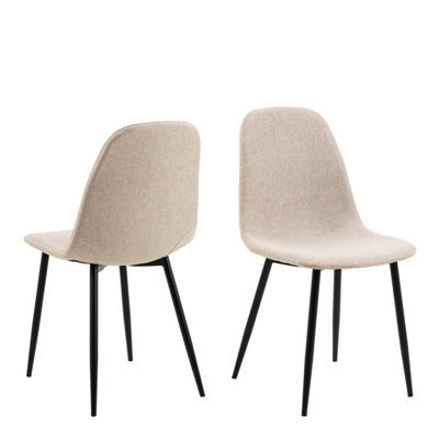 Furniture To Go Celia Dining Chair In Beige Set Of 4 - image 1