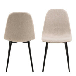 Furniture To Go Celia Dining Chair In Beige Set Of 4 - thumbnail 2