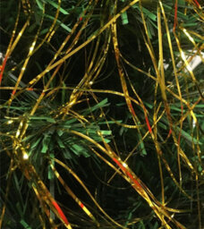 Decoris 4X Gold Lametta Foil Tinsel Garland Strands Christmas Tree Decoration 50Cm X 40Cm - thumbnail 4