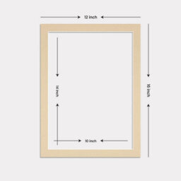 Ak Frames 16X12 Ivory Picture Mounts To Fit 14X10 Aperture Size - Mount Board Only (No Frame Included) - thumbnail 3
