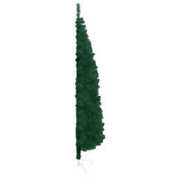Berkfield Slim Artificial Half Christmas Tree With Stand Green 210 Cm - thumbnail 5
