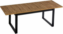Arte Lamelo 14 Extendable Dining Table - Elegant And Versatile, H770mm W1600-2400mm D900mm In Oak Wotan & Black Matt - thumbnail 2