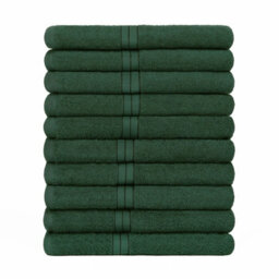 OHS 10 Pack Of 100% Cotton Bathroom Hand Towel - thumbnail 1