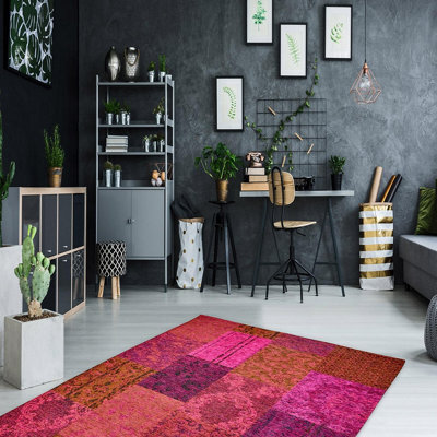 Milano Mil 571 Fuchsia Rug-120Cm X 170Cm - image 1
