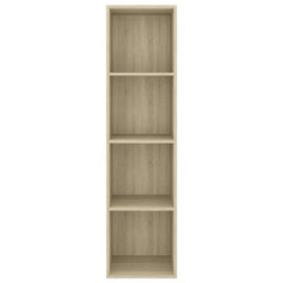 Berkfield Wall-Mounted Tv Cabinet Sonoma Oak 37X37X142.5 Cm Engineered Wood - thumbnail 7
