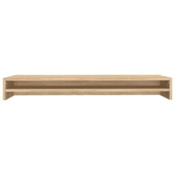 Vidaxl Monitor Stand Sonoma Oak 100X24X13 Cm Engineered Wood - thumbnail 4