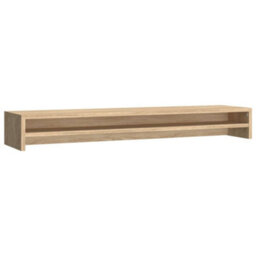 Vidaxl Monitor Stand Sonoma Oak 100X24X13 Cm Engineered Wood - thumbnail 1