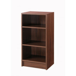 Timber Art Design 3 Tier Cube Bookcase Display Shelving Storage Unit Wood Furniture Walnut - thumbnail 1