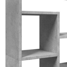 Berkfield Bookcase Concrete Grey 72X20X120 Cm Engineered Wood - thumbnail 9