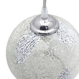 Long Life Lamps Company Vintage Glass Globe Ceiling Hanging Pendant Light Shade Mosaic Lighting M0103 - thumbnail 4