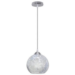 Long Life Lamps Company Vintage Glass Globe Ceiling Hanging Pendant Light Shade Mosaic Lighting M0103 - thumbnail 3