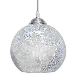 Long Life Lamps Company Vintage Glass Globe Ceiling Hanging Pendant Light Shade Mosaic Lighting M0103