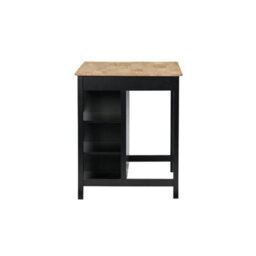Sweeek - 3 In 1 Kitchen Island, Storage, Work Surface, Dining Table, 5 Shelves, 1 Door, 1 Drawer, W 120 X D 75 X H 90Cm - thumbnail 6