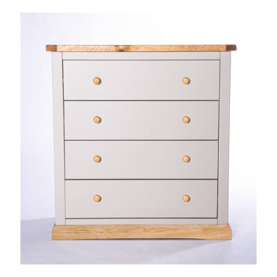 Cabinet Bits Bomporto 4 Drawer Chest Of Drawers Wood Knob - image 1