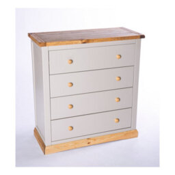 Cabinet Bits Bomporto 4 Drawer Chest Of Drawers Wood Knob - thumbnail 3