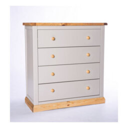 Cabinet Bits Bomporto 4 Drawer Chest Of Drawers Wood Knob - thumbnail 2